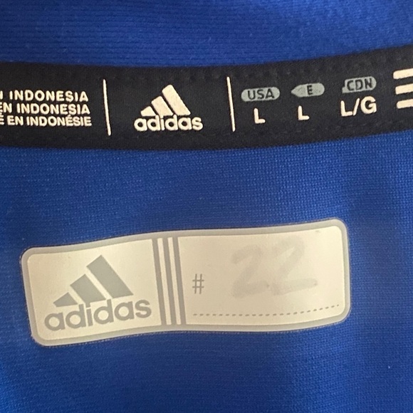 Vintage Adidas Royal Blue Jacket UCR University of California Riverside Size L - Picture 2 of 12